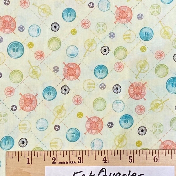 6 PC Cotton Fabric Dressmaking Collection Vintage Notions Amy Barickman Sewing - Picture 3 of 6